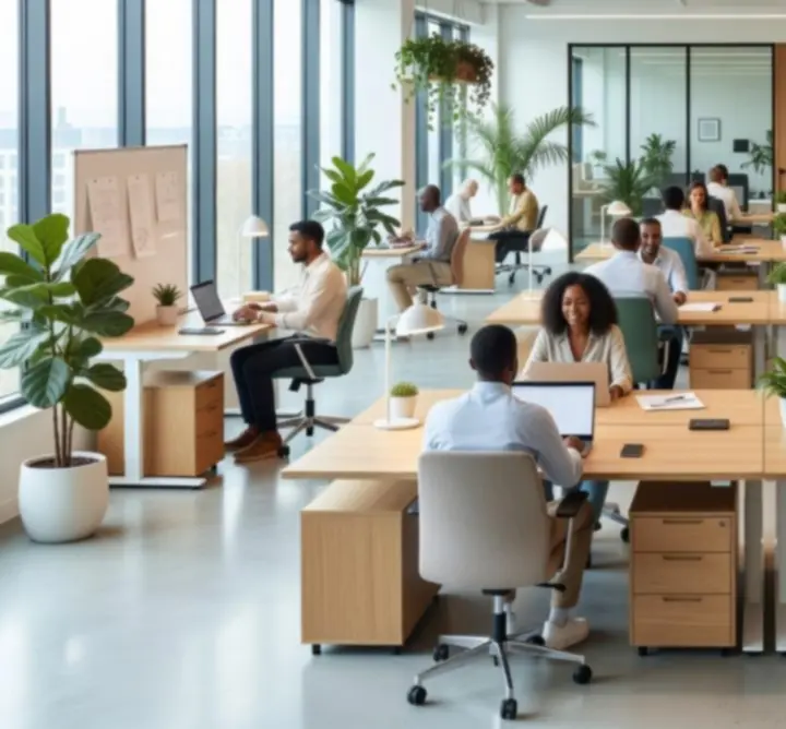 Modern corporate workspace representing CIKEY LTD's collaborative culture