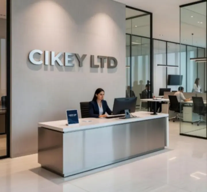 Modern office environment representing CIKEY LTD's collaborative workspaces